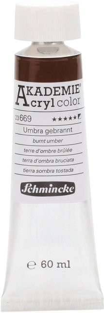 Schmincke Akademie Acrylcolor Umbra Gebrannt, 60 ml - Bild 1