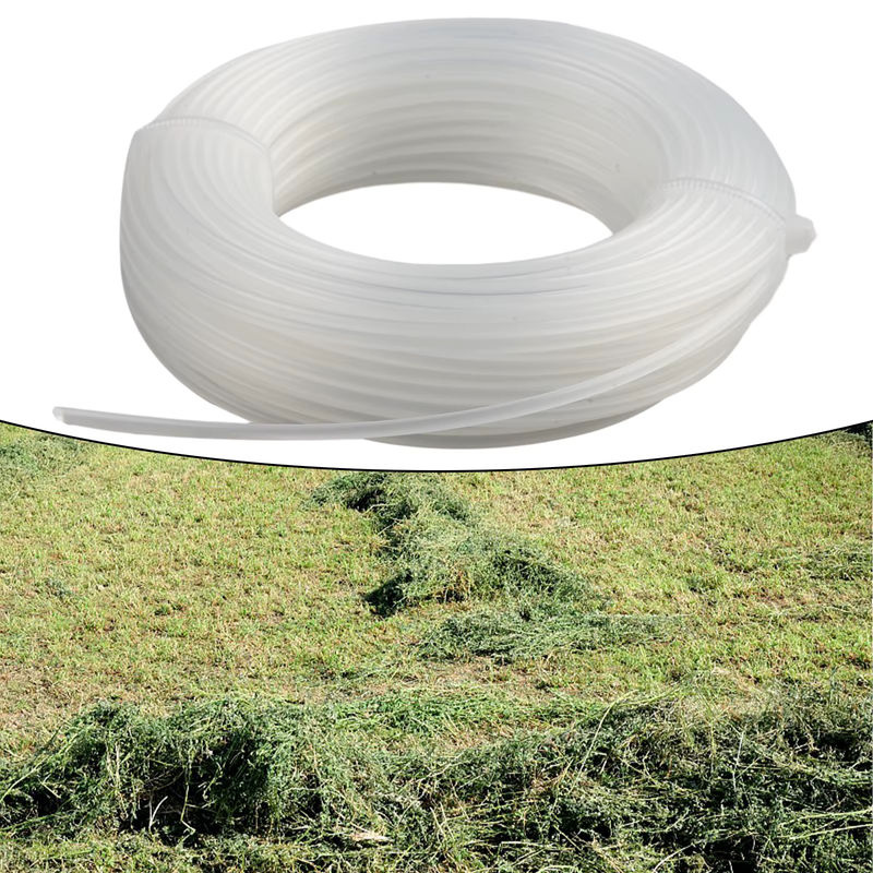 Vibratite Nylon Trimmerlinie für Rasenmäher, 1 Rolle, 20 m, Durchmesser: 1,6 mm / 2,0 mm, transparent - Bild 2