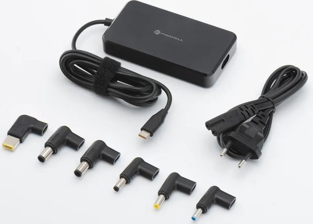 Forcell F-Energy E856 Universal USB-C Ladegerät mit 65W in Schwarz - Bild 1