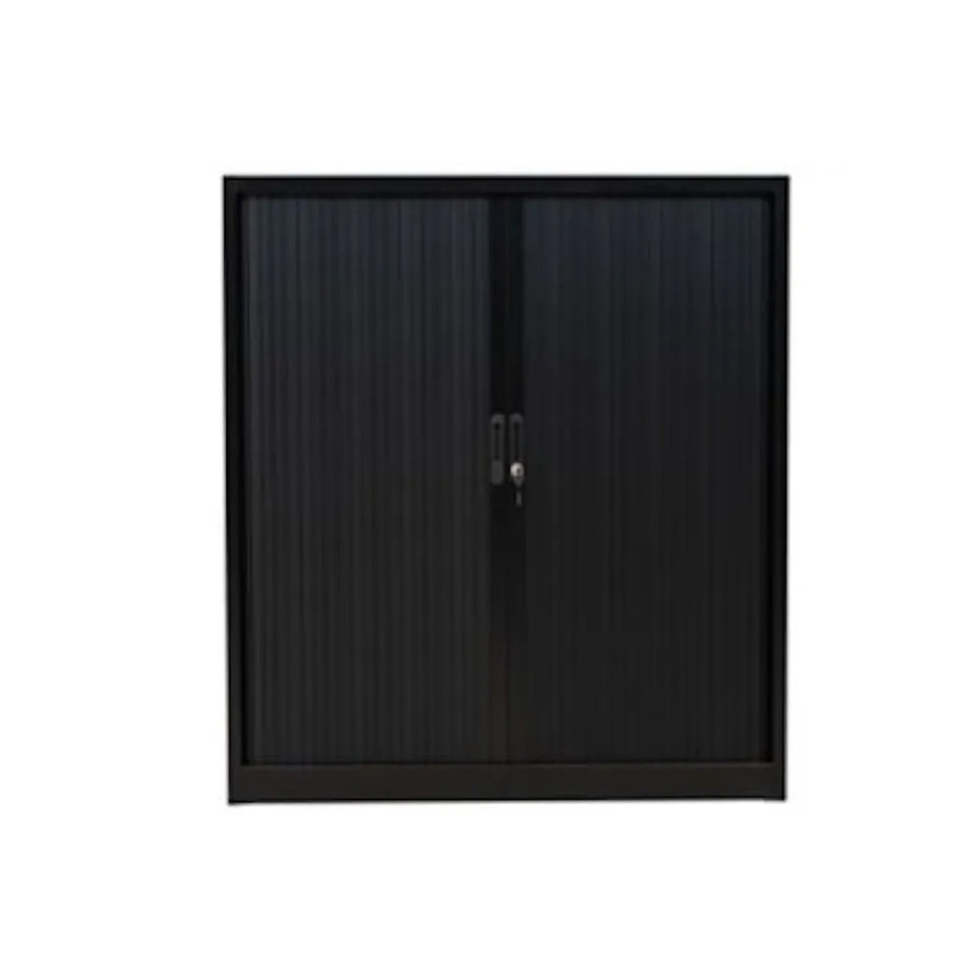 PROREGAL Rollladenschrank Weasel in Schwarz, H x B x T: 135 x 120 x 46 cm - Bild 2