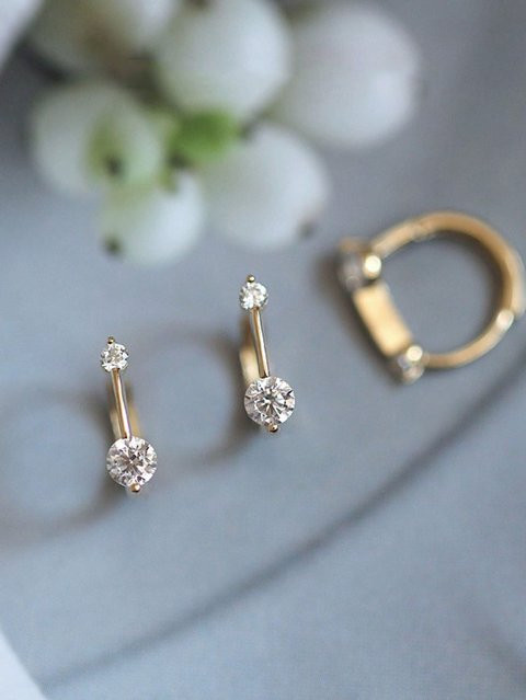 OBEAR Ohrringe, 925 Silber, Zirkonia, Damen - Bild 1