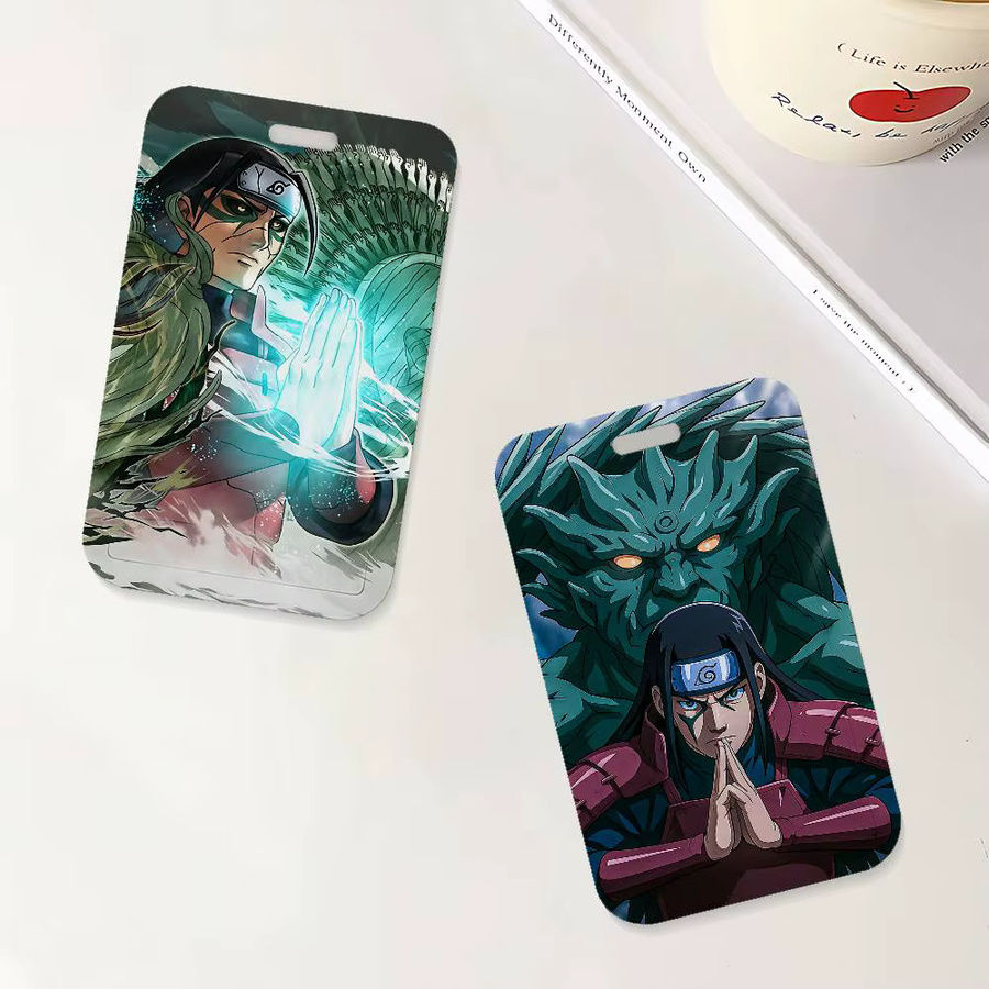 Naruto Hashirama Senju Ausweishalter mit Etui für Schule und Büro, Mehrfarbig - Bild 4