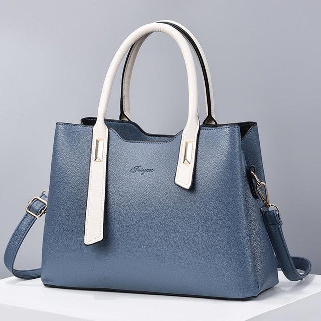 LumaGoods Handtasche PU-Leder, blau, Damen - Bild 1