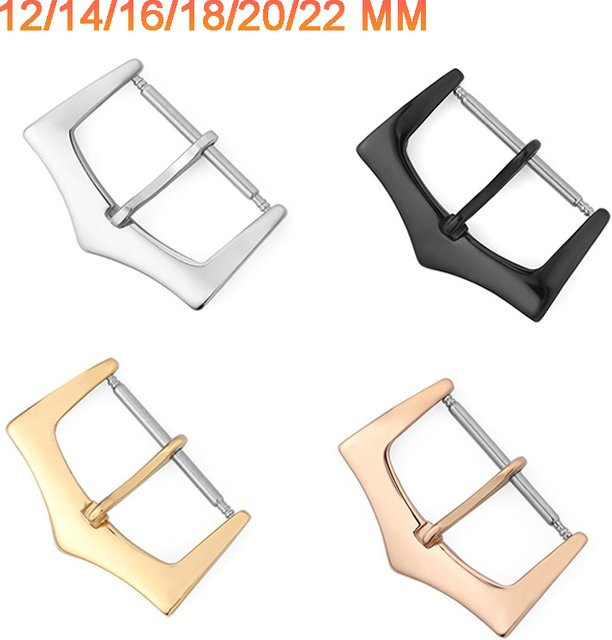 FancyWrist Uhrenschließe Edelstahl, Schwarz, Uhrenarmband-Zubehör - Bild 1