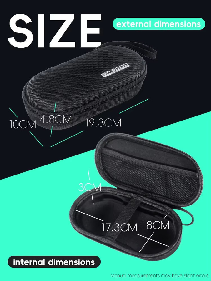 DATA FROG SF2000 kompatible Tragetasche und Schutztasche für Videospielkonsolen-Zubehör in Schwarz und Lila - Bild 4