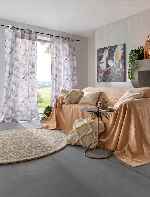 Kissenhülle Heine Home in Beige und White aus Baumwolle, B/B/H: 45 x 45 x 45 cm - Bild 1