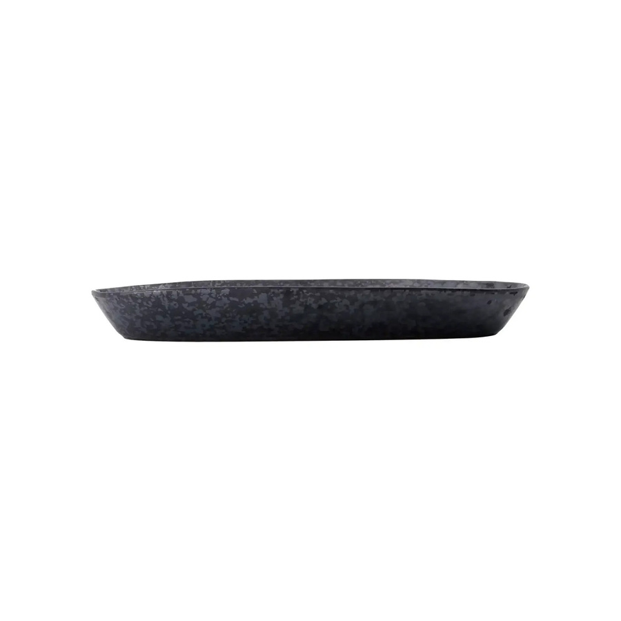 House Doctor Servierplatte Pion in Schwarzbraun B: 38 cm, T: 19 cm - Bild 1