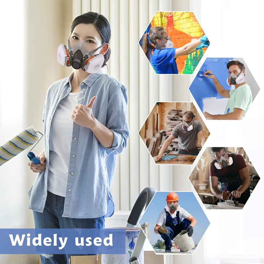 3M Baumwoll-Filterpapier 501 für Atemschutzmasken und Gasmasken, Weiß - Bild 2