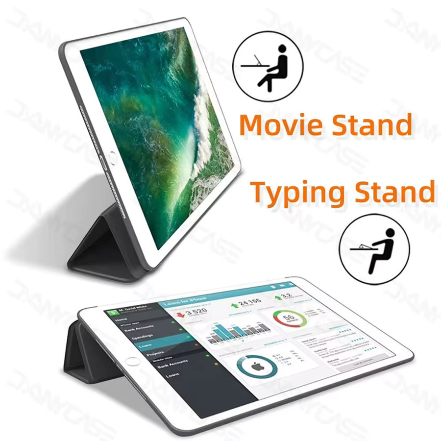 DANYCASE Schutzhülle für iPad und iPad Air, kompatibel mit iPad 10. Generation, iPad Air 6 M2 (2024) 11 & 13 Zoll, iPad Pro M4, iPad Air 4 & 5, iPad Mini 6, in Blau oder Schwarz - Bild 3