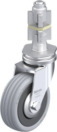 Blickle LRA-VPA 75G-FA-E04 Lenkrolle in Grau und Schwarz mit 75 mm Rad-Durchmesser und einer Tragfähigkeit von 60 kg - Bild 1