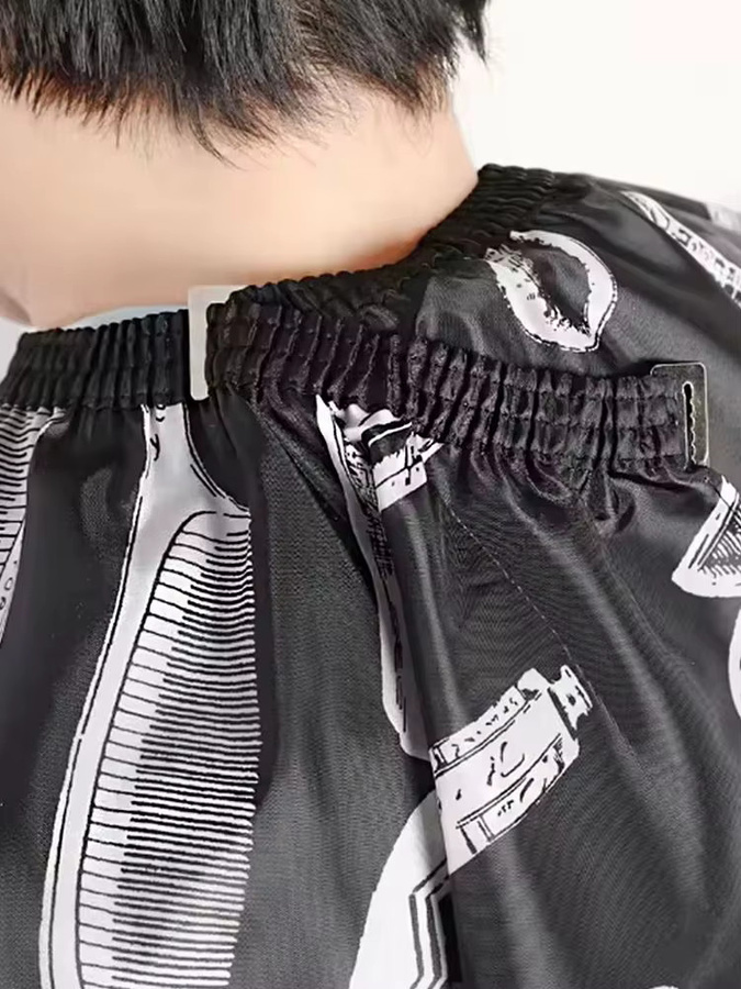 Friseurumhang, wasserdicht, Nylon, Unisex - Bild 6