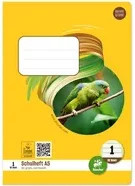 Staufen Schulheft Style DIN A5 gelb liniert Lineatur 1 mit 32 Blättern - Bild 1