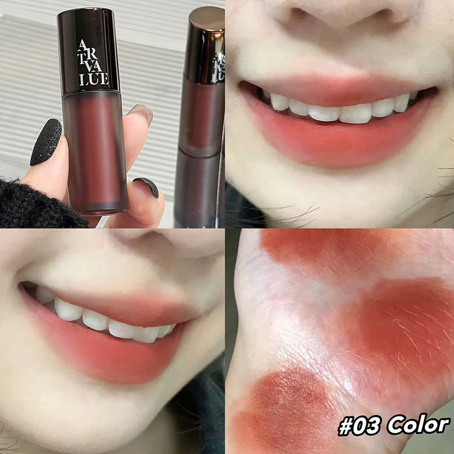 ART VALUE Matte Lip Stain, Flüssiger Lippenstift, Nude - Bild 3
