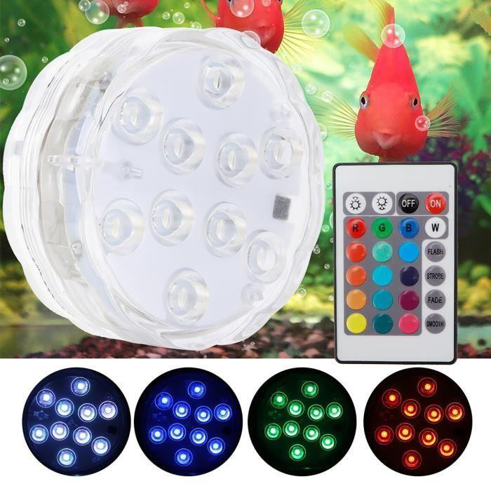LG-EXPRO Unterwasserleuchte RGB LED mit Fernbedienung, IP68 wasserdicht, Multicolor - Bild 3