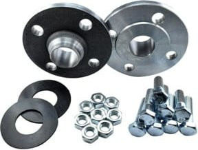 Wilo Gegenflanschkit DN 50 aus Stahl in Silber, 10 bar - Bild 1