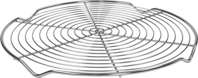 Schneider Tortengitter Spirale mit Füßen aus Edelstahl in Silber, Durchmesser: 32 cm - Bild 1