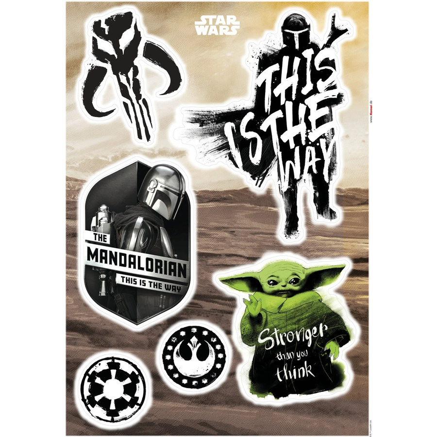 Komar Deko-Sticker Mandalorian Legend Multicolor B: 50 cm x H: 70 cm - Bild 2
