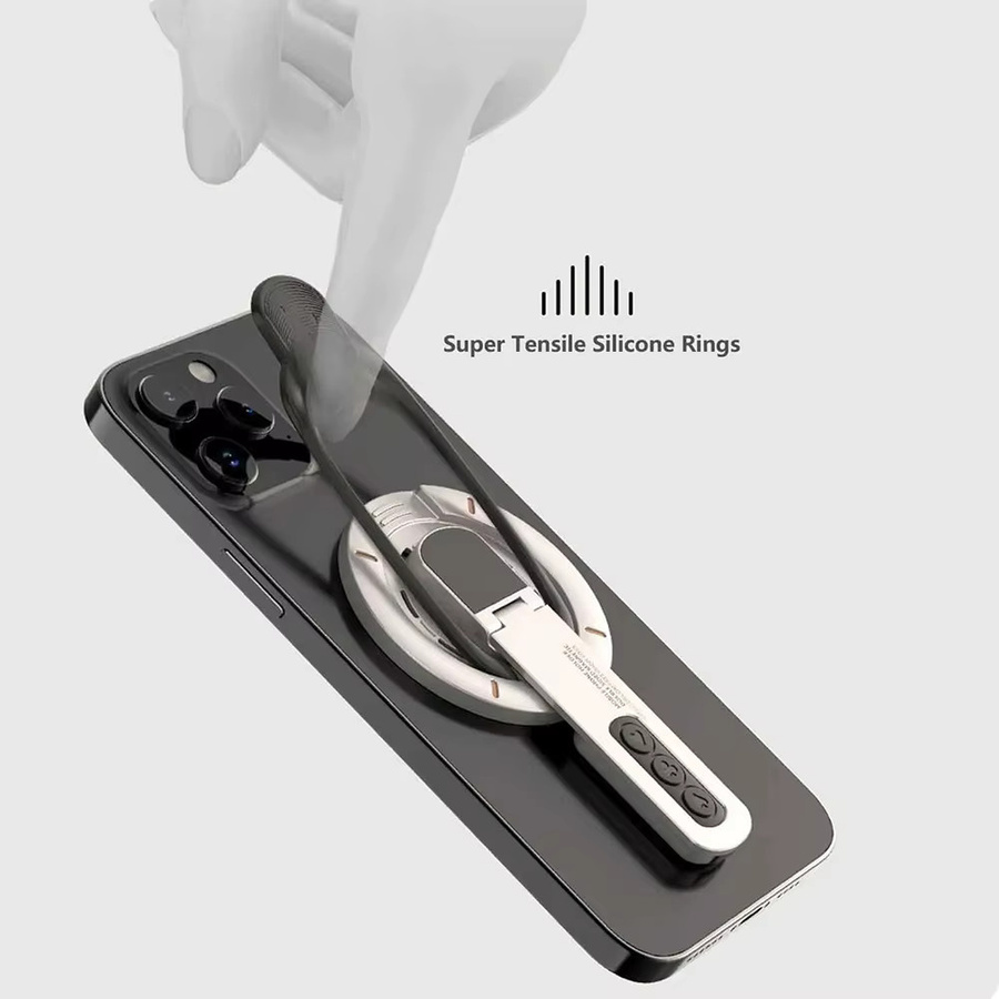 Magnetischer 360 Grad rotierender Desktop-Ständer für Smartphones in Schwarz - Bild 4