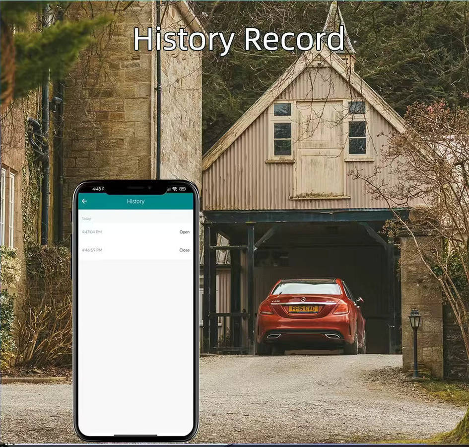 LUCKING DOOR WG01 Smart Tuya WiFi Garage Türöffner Modul in Weiß mit App- und Sprachsteuerung für Alexa und Google Assistent - Bild 2