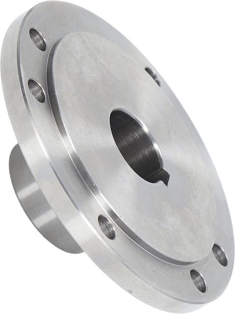 Koogeelife Drehbankflansch aus hochmanganhaltigem Stahl in Silber, Spannfutter-Verbindungsflansch für K11-125 K12-125 K72-125, Durchmesser: 125 mm - Bild 1