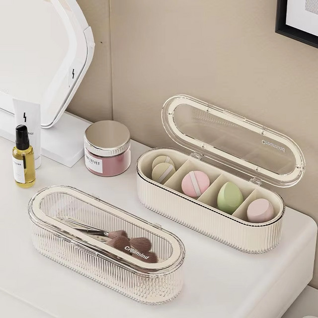 Kosmetischer Organizer aus Kunststoff für Augenbrauenstifte und Make-up-Zubehör - Bild 1