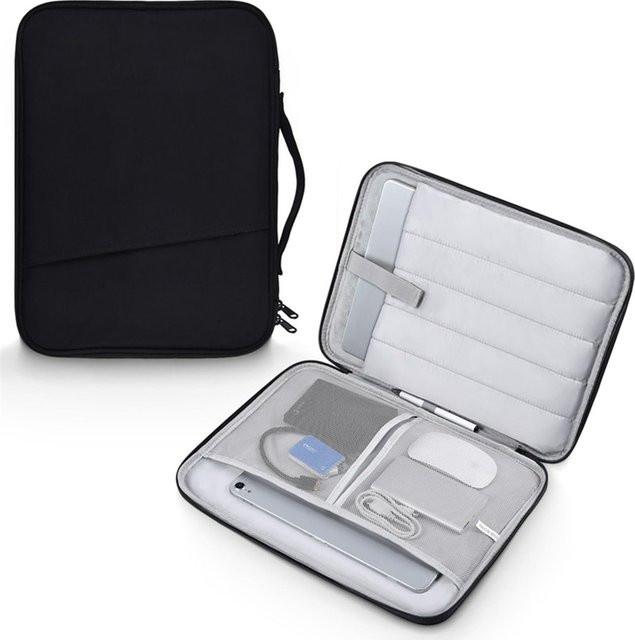 Tragegrifftasche Laptop-Hülle für Apple MacBook Air und Pro in Blau - Bild 1