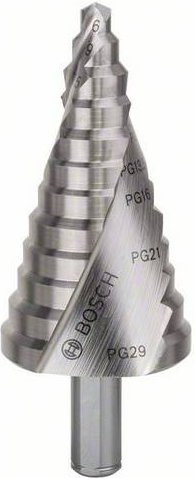Bosch HSS Stufenbohrer für Kabelverschraubungen 6 - 37 mm mit 12 Stufen - Bild 1