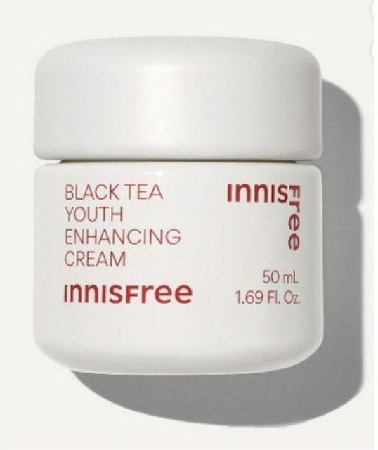 Innisfree Black Tea Verjüngungscreme, 50 ml, mit Schwarztee-Extrakt - Bild 1