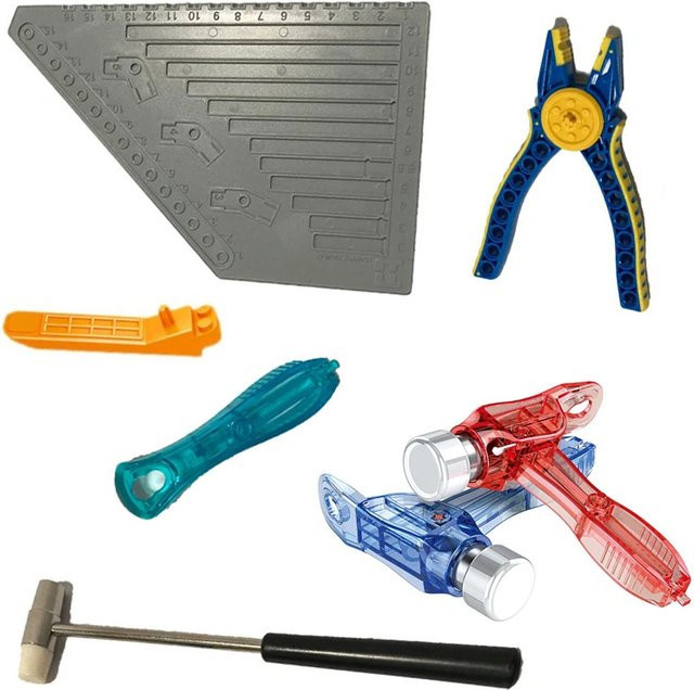 LEGO Zubehör, Ziegel Spielzeug Messplatte Bausteine Zange Clip Entferner Zange Hammer Werkzeug - Bild 1