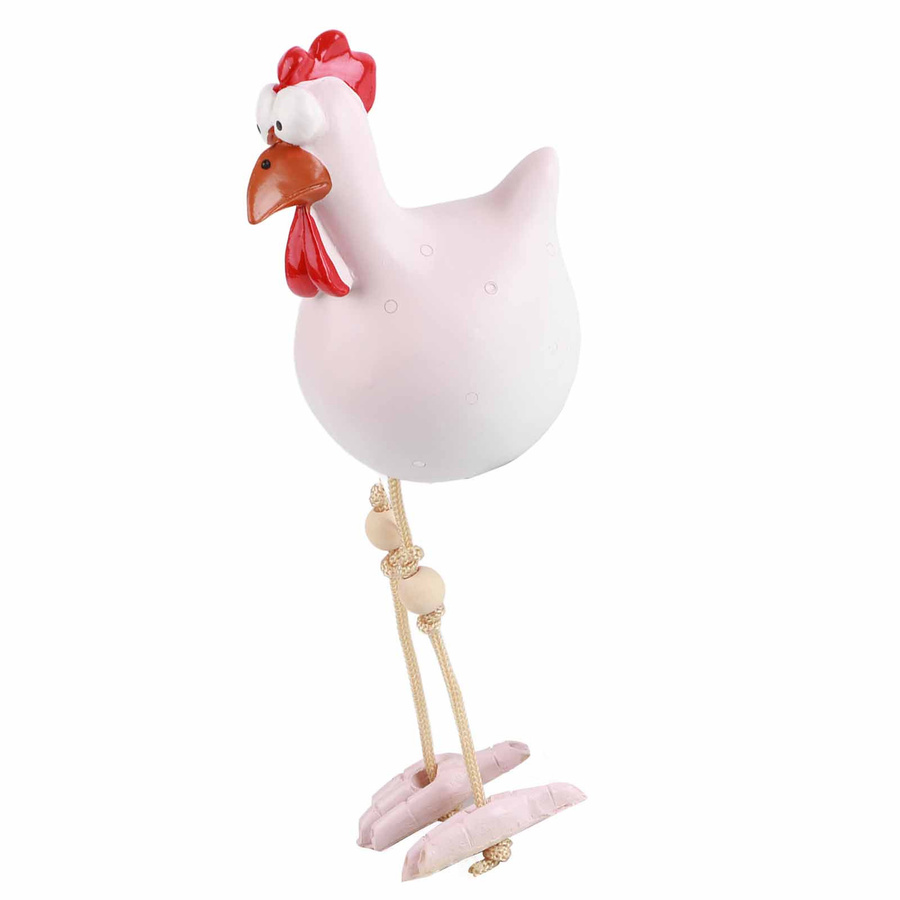 CosyHome Keramikhuhn Hilde Dekorative Tierfigur aus Harz als Gartendekoration und Ornament für dein Zuhause - Bild 1