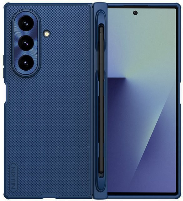 Nillkin Super Frosted Shield MagSafe-Hülle für Samsung Galaxy Z Fold7 F966 mit Stifthalter, Blau - Bild 1
