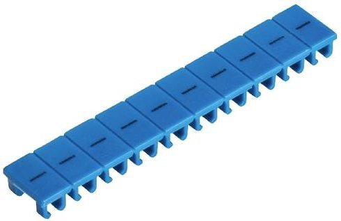 Wieland Electric Beschriftungsstreifen Weiß und Blau, 25 Stück - Bild 1