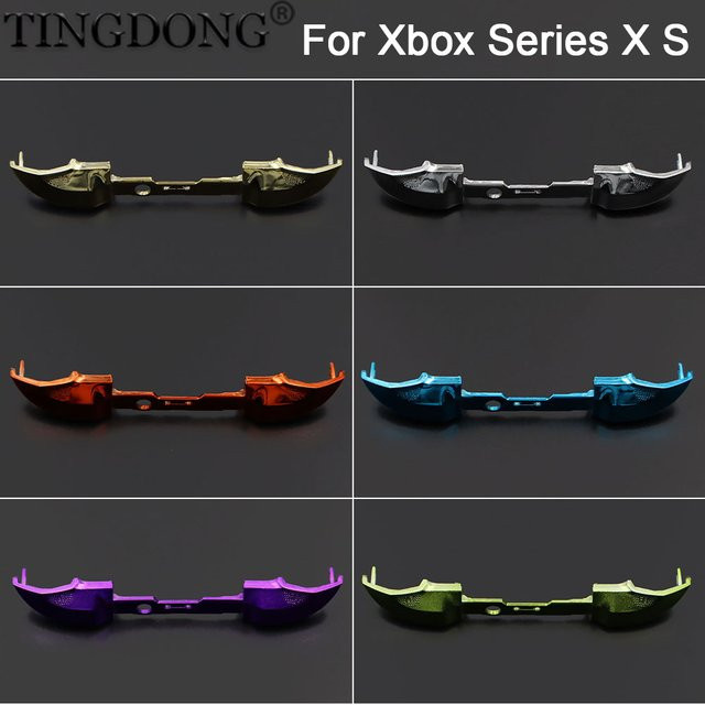 Microsoft Ersatz LB RB Stoßstangen Tasten für Xbox Series X/S Controller in Schwarz, Grün oder Multicolour - Bild 1