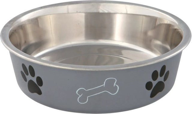 Jollypaw Edelstahlnapf mit Kunststoffmantel, Durchmesser: 17 cm, 0,8 l - Bild 1