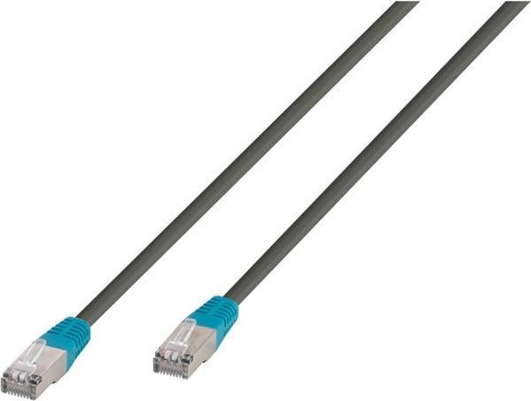 Vivanco CAT 6 Netzwerkkabel F/UTP mit RJ45 Stecker, Grau, 5 m - Bild 1