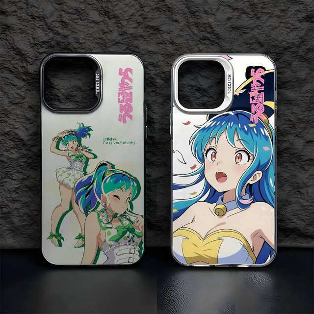 Urusei Yatsura Handyhülle für iPhone 11 bis iPhone 17 Pro Max in Mehrfarbig Matt Laser Metallic Aurora Design - Bild 1