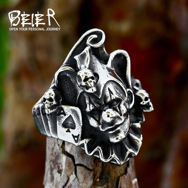 Beier Ring Edelstahl, Punk, Herren, Silber - Bild 1