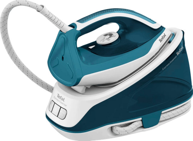 Tefal Express Essential SV6115 Dampfbügelstation in Blau mit Anti-Calc-Funktion - Bild 1