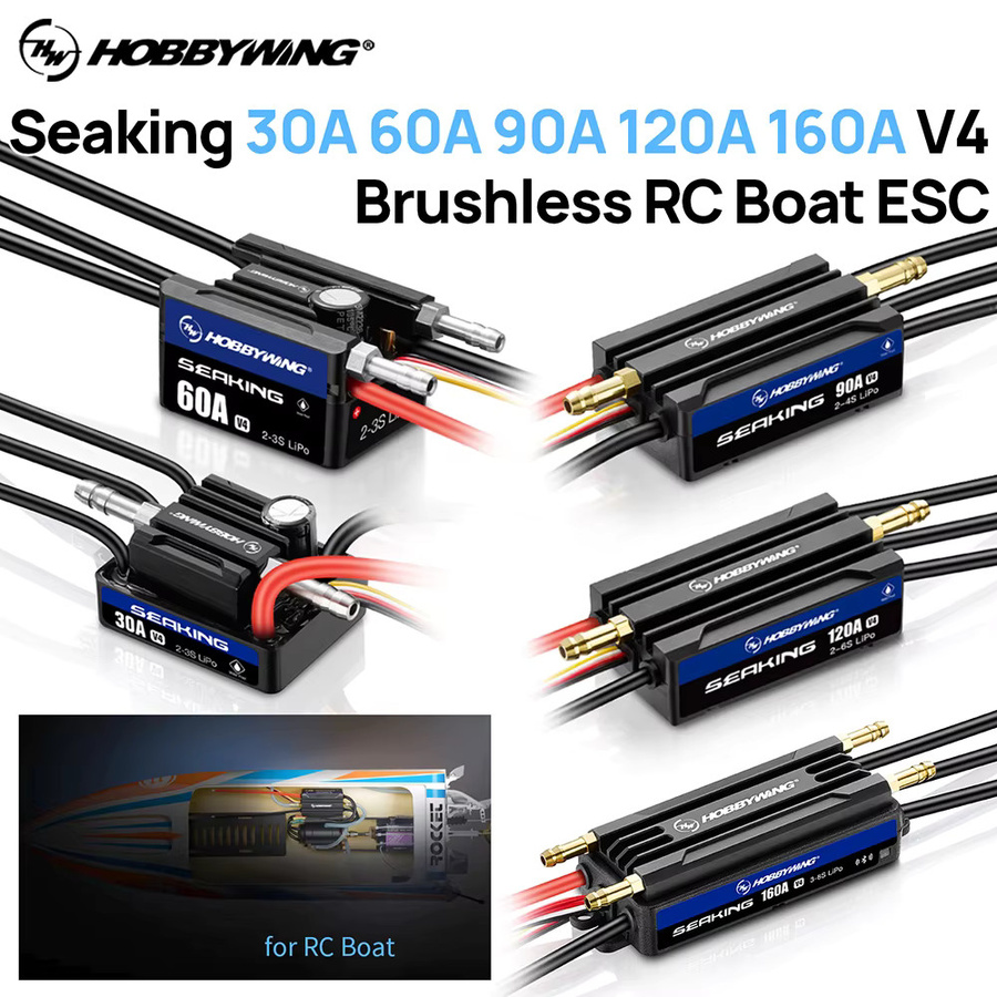 Hobbywing Seaking V4 ESC, vollständig wasserdichtes Design - Bild 6