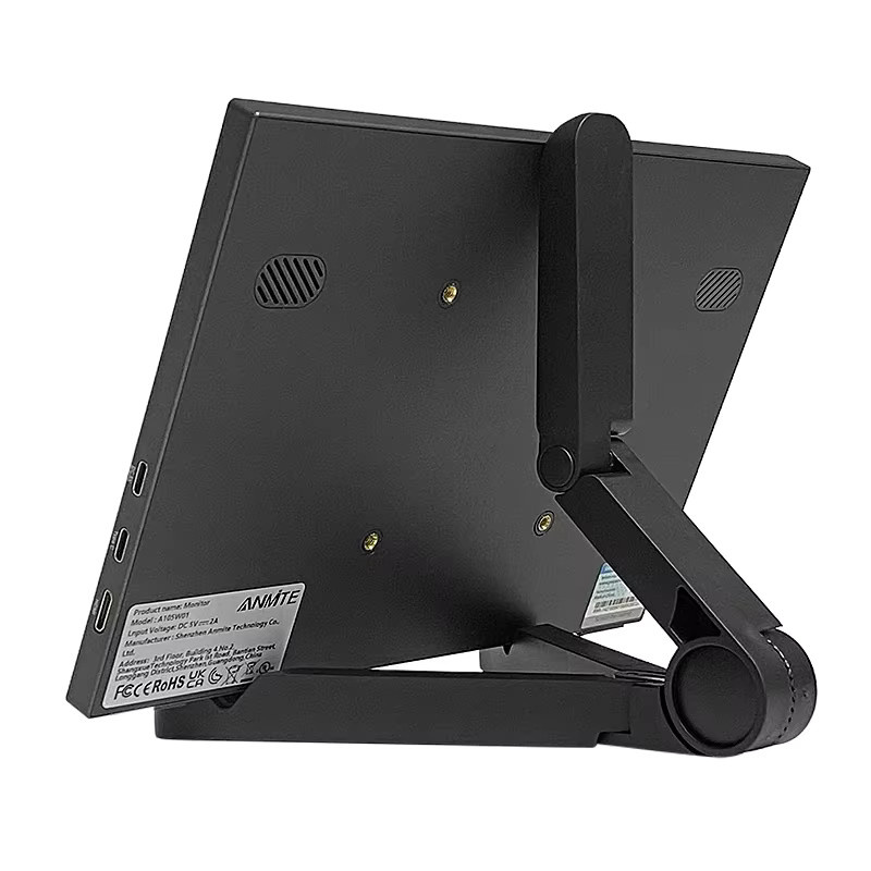 Anmite Tragbarer 10,5-Zoll Monitor mit 1280P HDR und Blaulichtfilter in Schwarz für Xbox, PlayStation, Switch, Handy, PC und Laptop - Bild 4