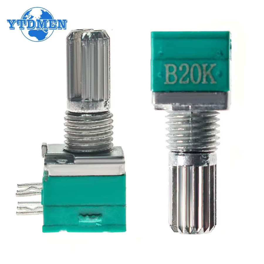 5er Set YTDMEN RK097NS Potentiometer mit 15mm Welle und 6 Pins für Audio Verstärker - Bild 2
