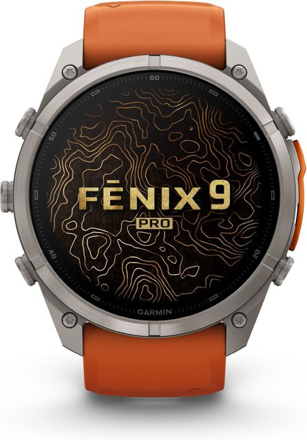 Garmin fenix 9 Pro Inreach Sportuhr mit Cellular, GPS und Schlaftracking in Orange - Bild 1