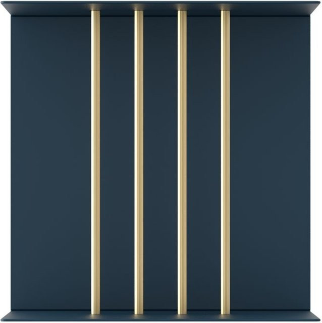 Umage Teaser Regal aus Metall in Blau, Wandmontage, B/T/H: 30 x 30 x 30 cm - Bild 1
