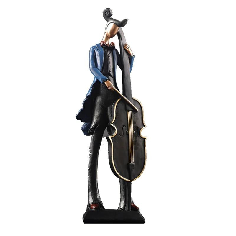 Tinika Chen Vintage Musikinstrument Figur aus Harz als moderne Wohnzimmer Dekoration - Bild 2