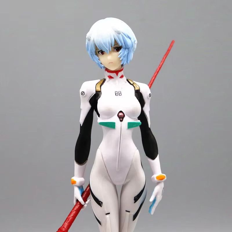 Bandai Neon Genesis Evangelion Anime-Figur Eva Ayanami Rei aus weißem PVC als Sammlerstück - Bild 2
