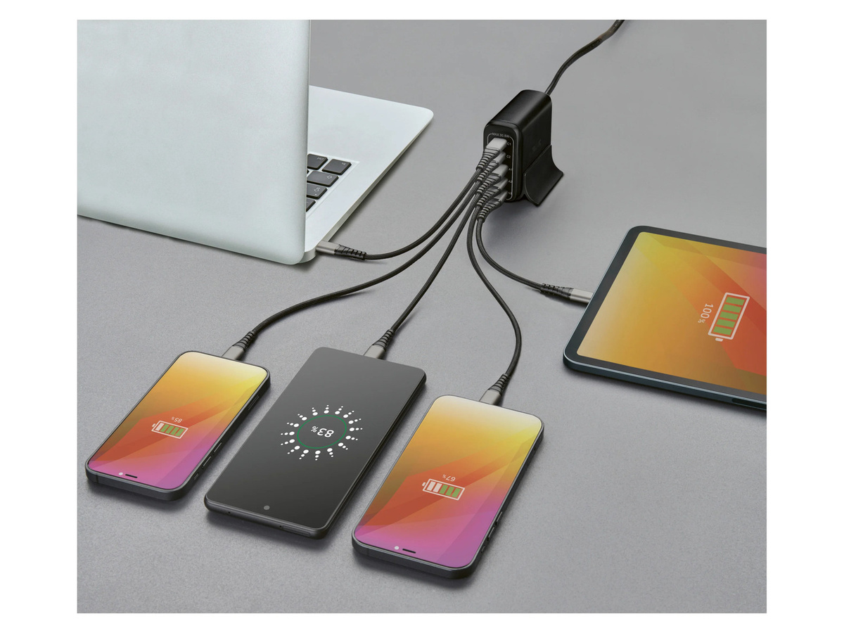 TRONIC USB-Ladestation TUCSAC A1 in Schwarz - Bild 3