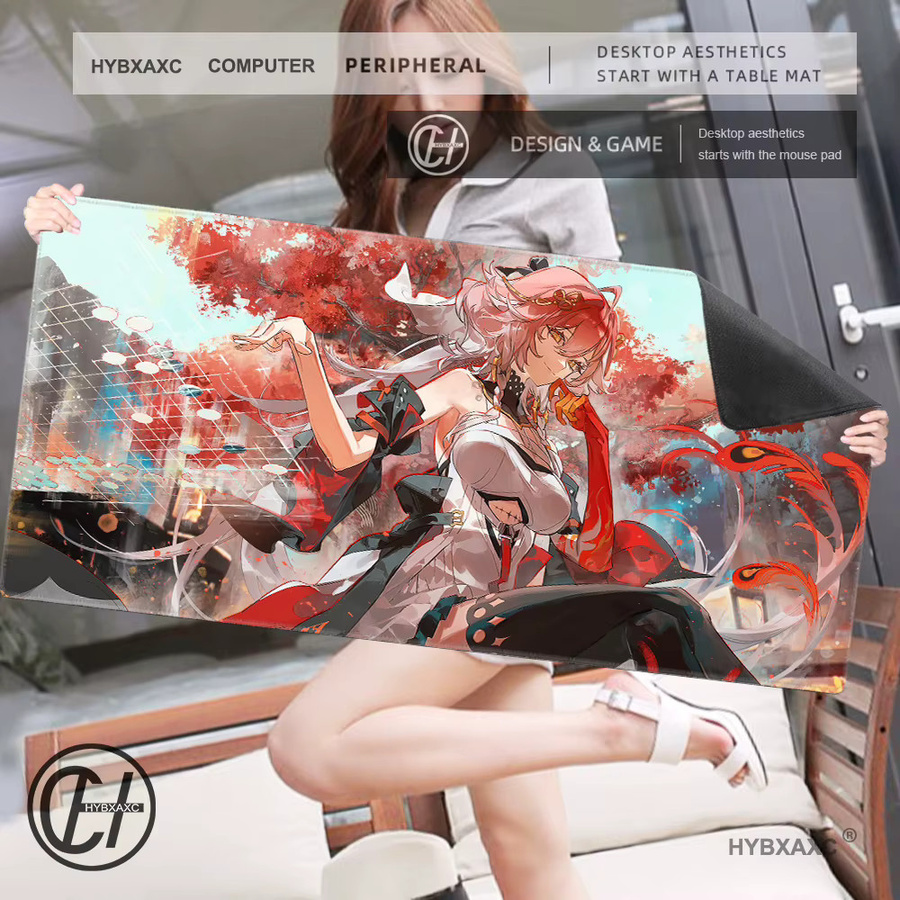 HYBXAXC Wuthering Waves Changli Anime Mauspad in Multicolour für PC und Gaming - Bild 4