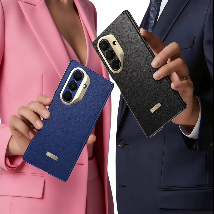 Samsung Galaxy Z Fold 7 Hartschale Handyhülle mit Fallschutz und kabellosem Laden in Blau - Bild 4