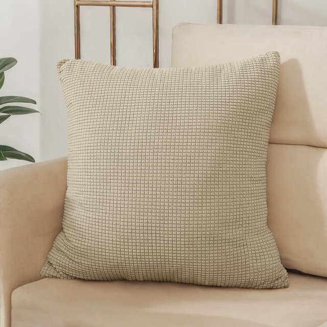 JMG Clothing Jacquard-Kissenhülle beige, B/H: 30 x 50 cm - Bild 1