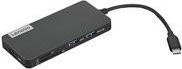 Lenovo USB-C 7-in-1 Hub GX90T77924 in Grau mit HDMI und USB-A Anschlüssen - Bild 1